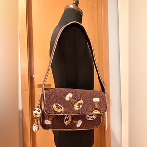 Espresso Martini Beaded Shoulder Bag